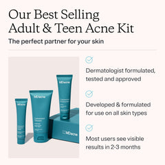 MDacne benzoyl peroxide cream 2.5% image highlights targeted breakout support