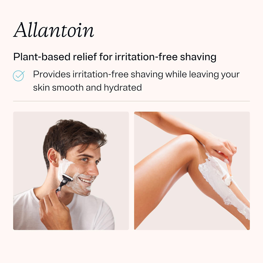 MDacne Shaving Cream foam-lather demonstrates creamy texture for gentle shaving