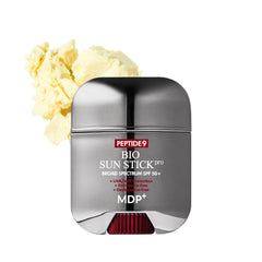 MDP Peptide 9 Bio Sunstick Pro packaging shown for travel-friendly sun protection