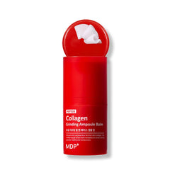MDP Red Lacto Collagen grinding ampoule application image shows smooth prep for the day.