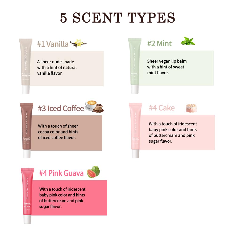 Mebeakin lip butter set paraben-free, cruelty-free formula supports gentle daily lip care.