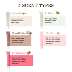 Mebeakin lip butter set paraben-free, cruelty-free formula supports gentle daily lip care.