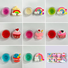 Mebtmel easy-wash lip gloss cleans off with mild soap and water.