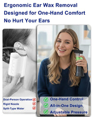 Six replacement nozzles included with Mecmic ear cleaner