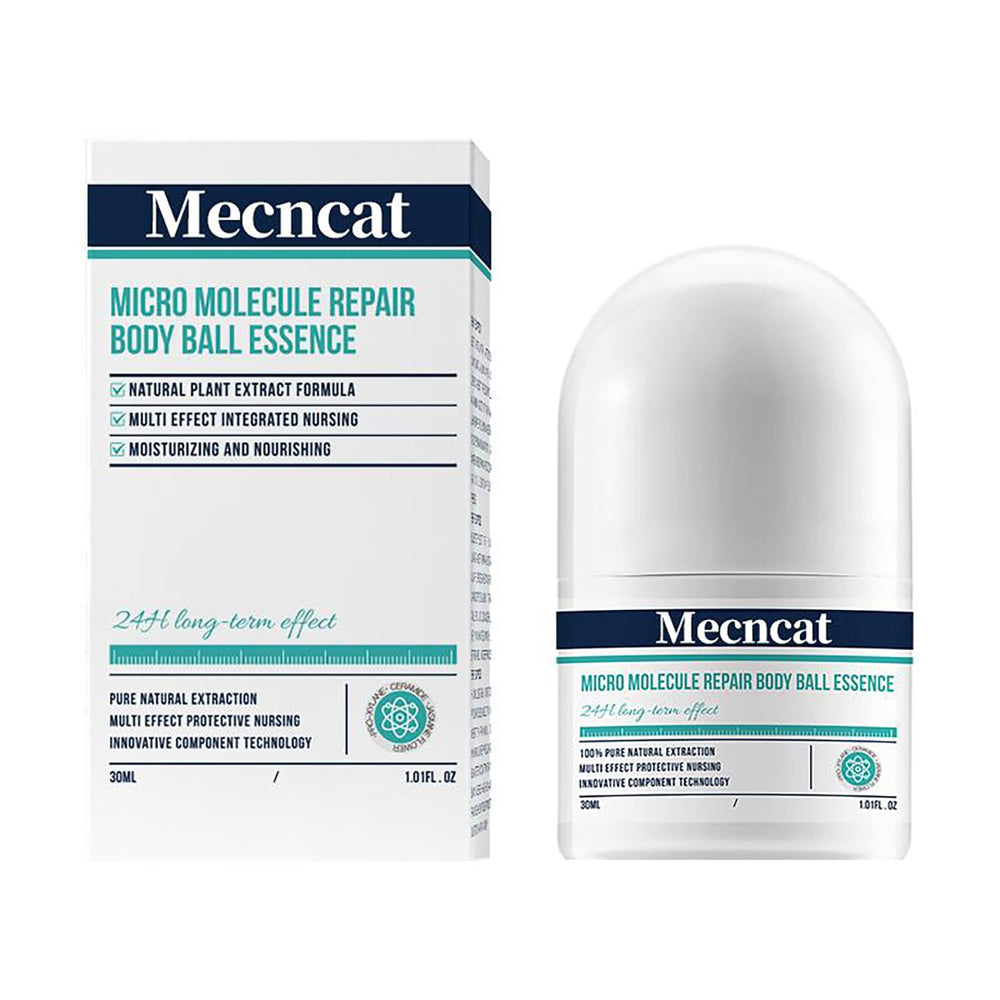 Mecncat multi-effect roller bottle pour for simple, hydrating application