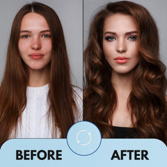Hair after using Mediceuticals Define Thickening Lotion showing defined texture