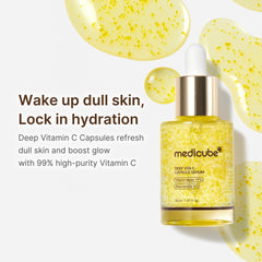 Medicube Deep Vitamin C Capsule Serum packaging close-up with clean design