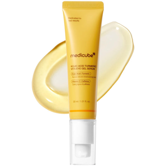 Medicube Eye Serum bottle with Kojic Turmeric for easy application and brighter under-eye tone