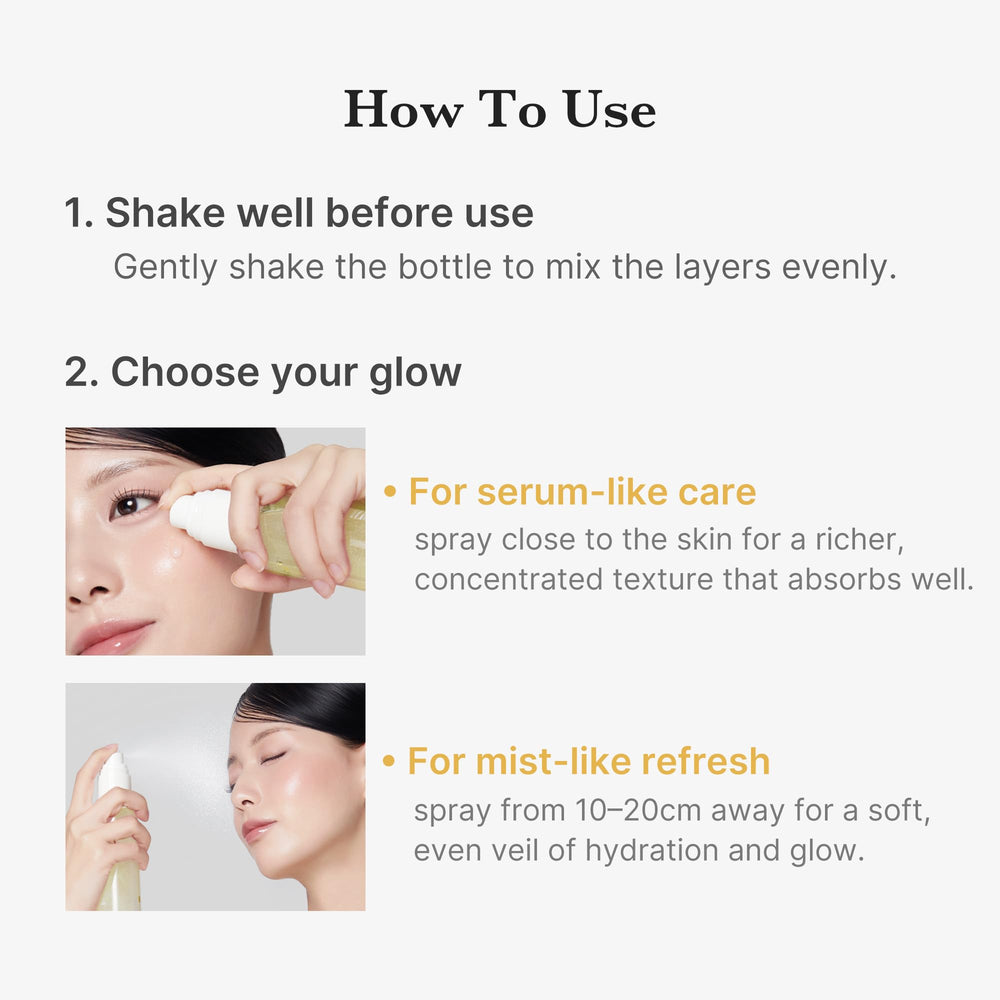medicube Jelly Mist Serum lightweight mist ideal for on-the-go use.
