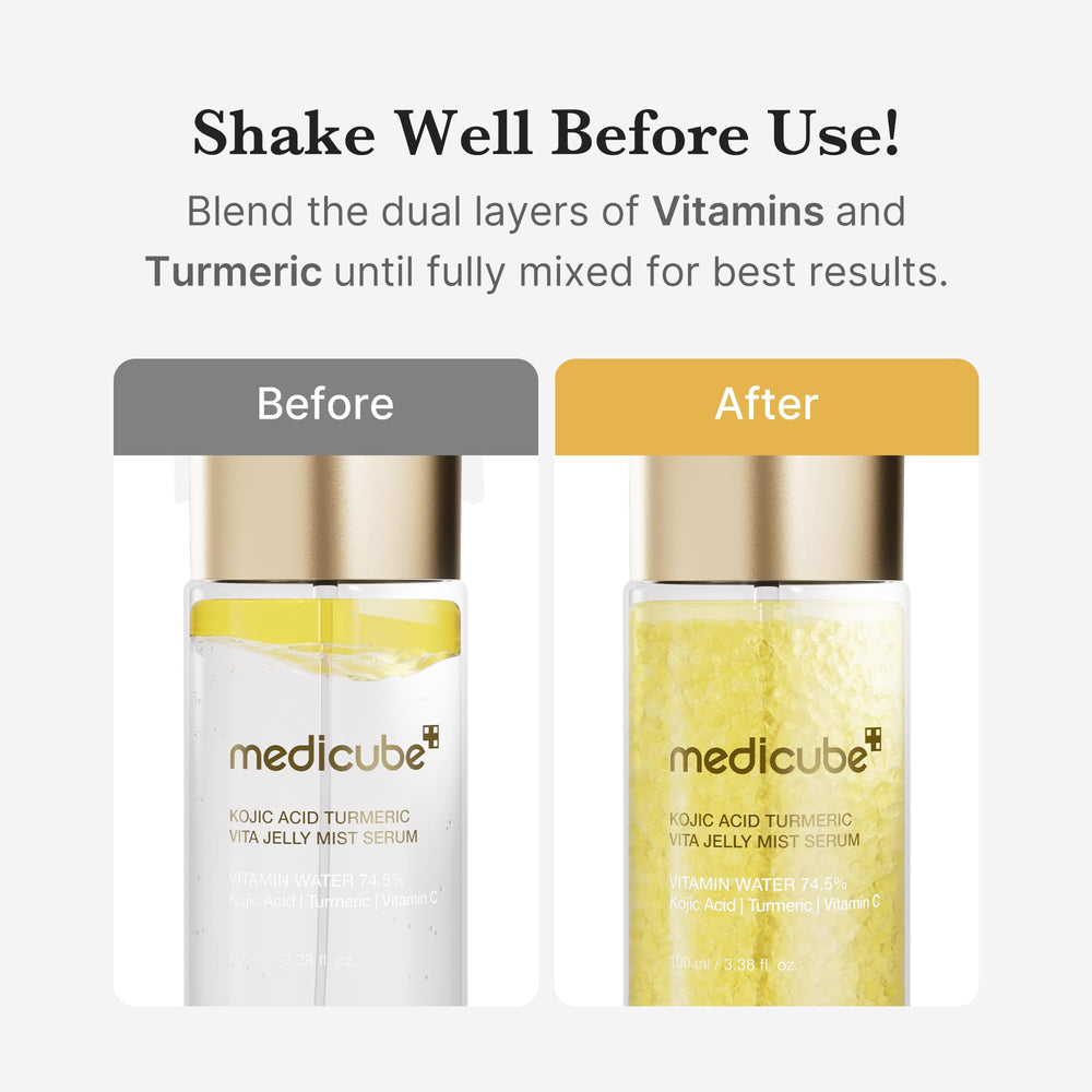 medicube Jelly Mist Serum panthenol provides hydrating care for skin.