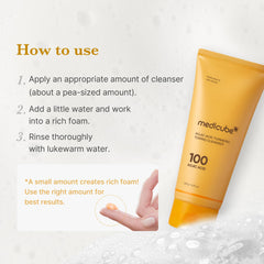 Medicube Kojic Turmeric Cleanser after-spot-care use suggests soothing routine