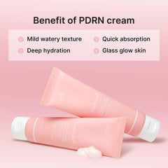 Medicube PDRN Pink Cream packaging laid out for flatlay presentation