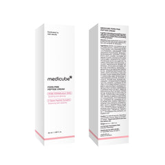 Medicube PDRN Pink Hyaluronic Cream applied to clean face for hydration