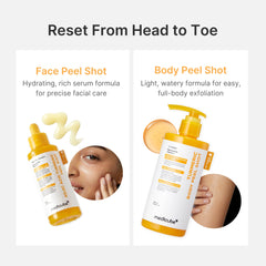 Medicube Peel Shot after use shows smoother, more even skin