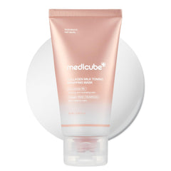 Medicube Wrapping Mask bottle with glazed milky glow for hydrated skin