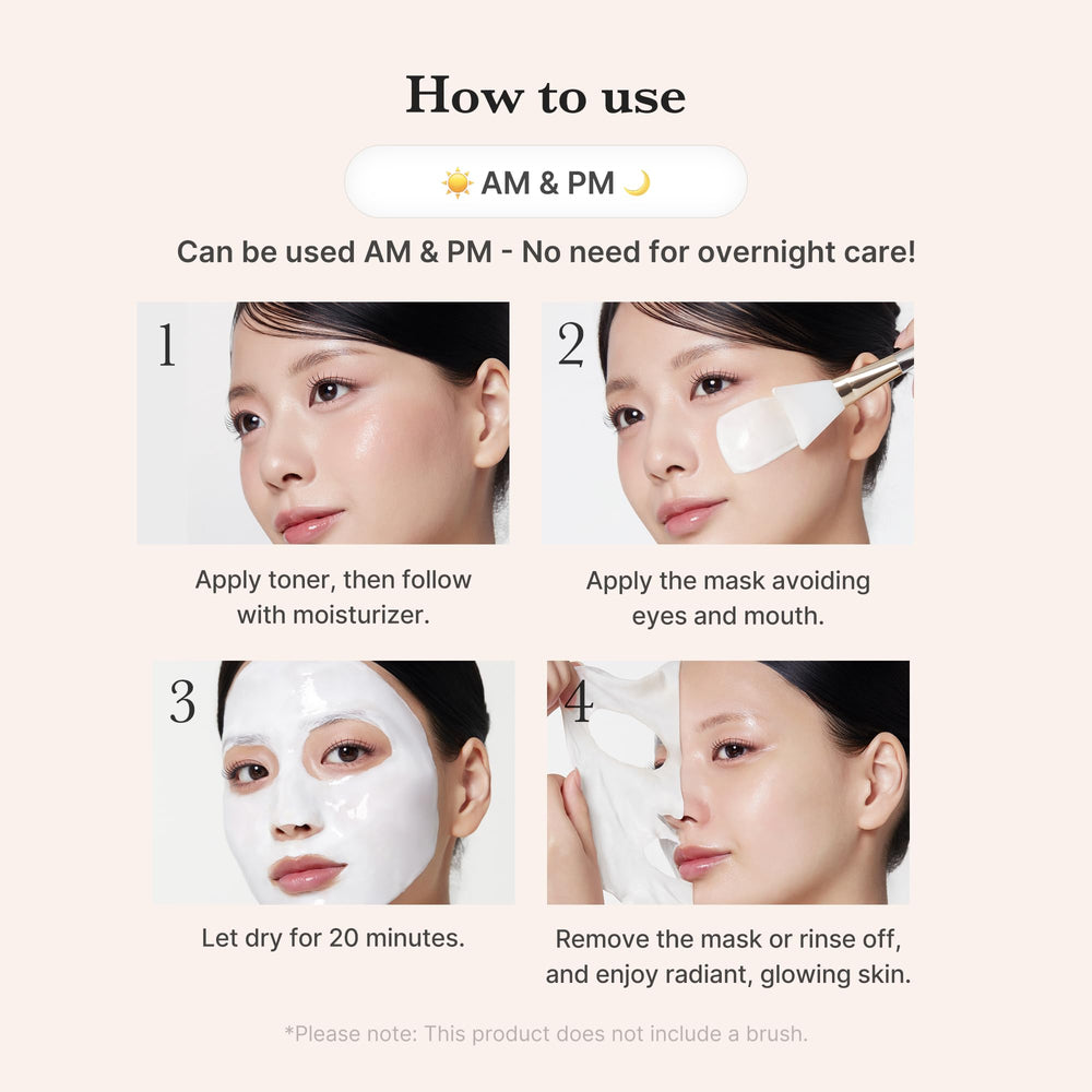 Medicube Wrapping Mask triple glow complex hydrates and evens tone