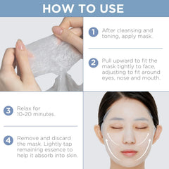 Mediheal Hyaluronate Watermide mask box indicates 10-count routine skincare.