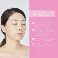 Mediheal IPI Ampoule Hydrogel Sheet close-up showing firm grip and absorption