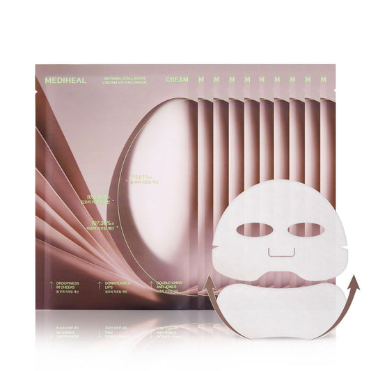 Mediheal Retinol-Collagen Mask Pack for at-home lifting and firming.