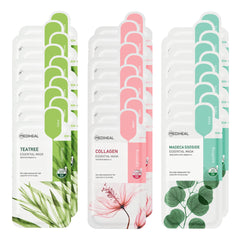 Mediheal Sheet Mask Essential Collagen Tea Tree Madecassoside collection boosts hydration and balance