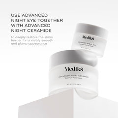 Front packaging shot of Medik8 Advanced Night Eye Cream