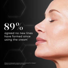 Medik8 Advanced Pro Collagen Peptide Cream applied on face during routine