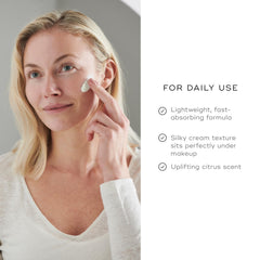 Medik8 C-Tetra Day Cream with hyaluronic acid visibly nourishes and plumps skin.