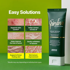 MEDIPICKME deep cleansing clay mask texture shown for easy spread and rinse