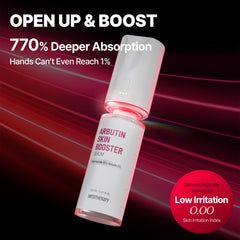 MEDITHERAPY Arbutin Skin Booster Serum cap massager enabling gentle absorption