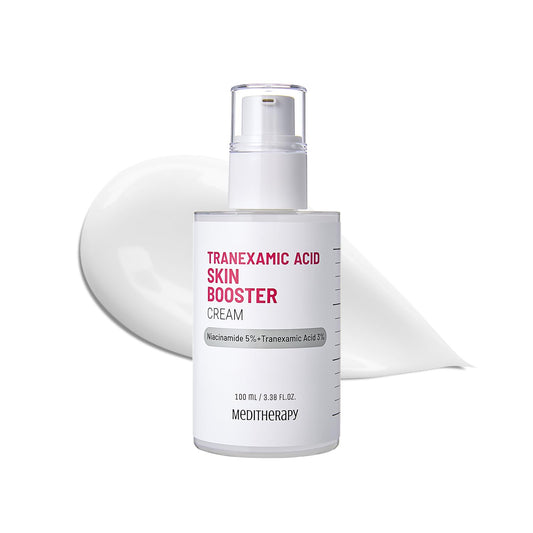 MEDITHERAPY Tranexamic Acid Skin Booster Cream jar for even skin tone.