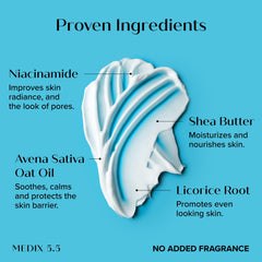 Application of Medix 5.5 fragrance-free body lotion on arm for hydration