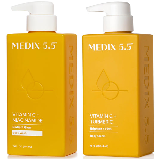 Medix 5.5 Vitamin C Body Wash bottle for a refreshing cleanse