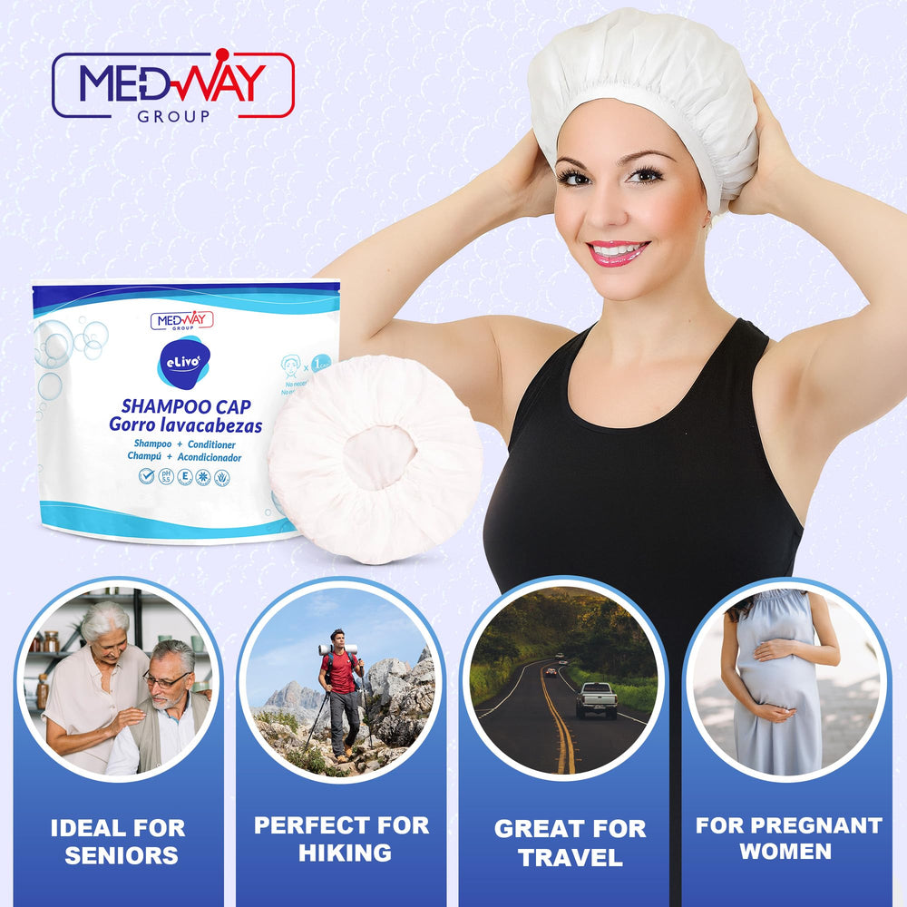 MedVance No Rinse Cap travel-hiking supports practical, waterless cleansing on the go.