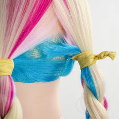 Hair ties worn as bracelet for a stylish, multifunctional accessory