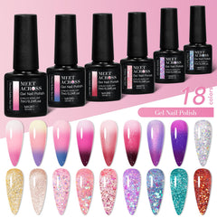 MEET ACROSS base gel set packaging highlights gift-ready presentation