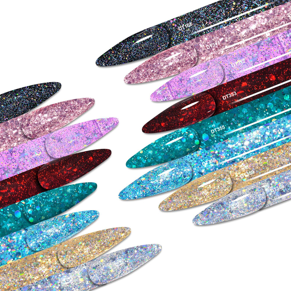 MEET ACROSS eight color gel nail polish kit for versatile at-home manicures