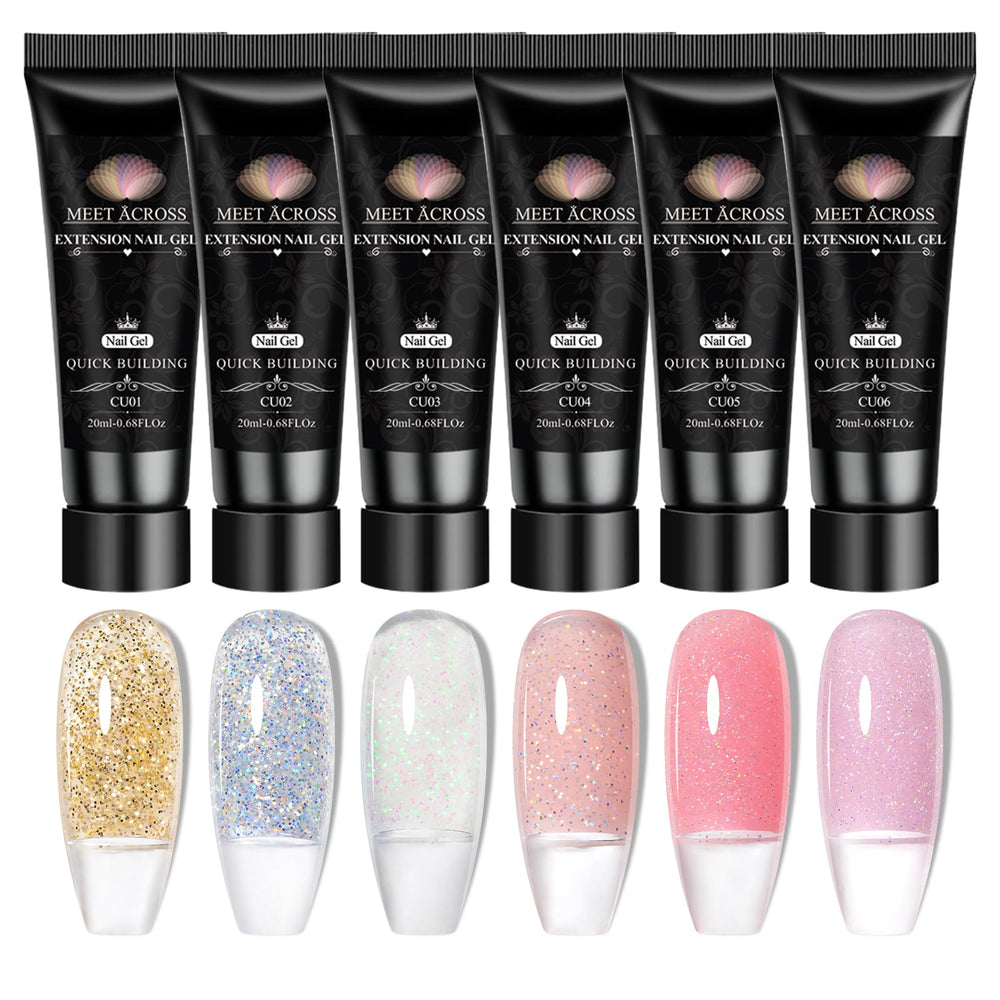 MEET ACROSS front packaging showing six gel pots, clear labeling and neat presentation for easy selection