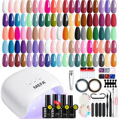 MEFA 72W LED lamp in action for quick at-home manicures