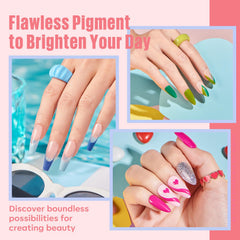 MEFA gel polish bottles close-up highlighting sleek self-leveling formula