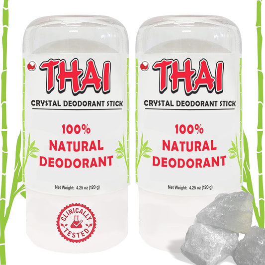 MegaRhino Thai deodorant stones pack demonstrates chemical-free, long-lasting odor protection.
