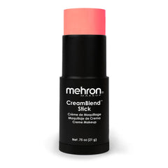 Mehron CreamBlend Stick on skin shows vibrant body paint with long wear.