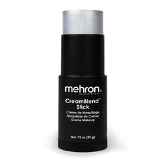 Mehron CreamBlend Stick silver packaging showing pro-grade color.