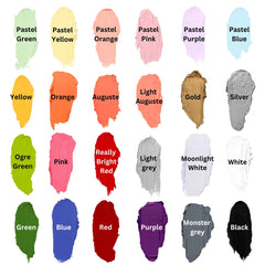 Outfit-ready body art with bold color using CreamBlend Stick.