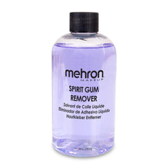 Mehron Spirit Gum Remover bottle and label for quick, easy identification and use
