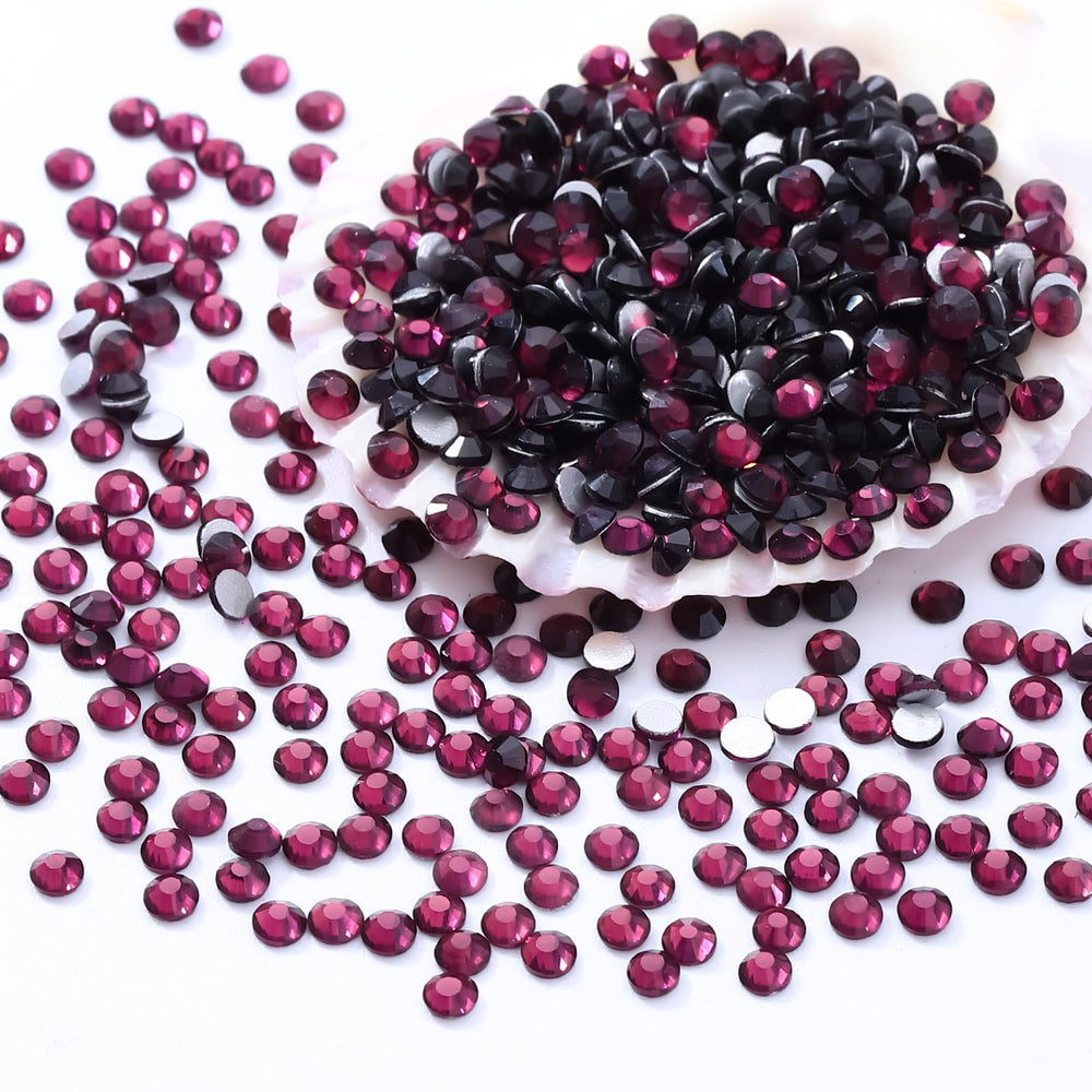 Bag packaging of Meibite purple flatback rhinestones