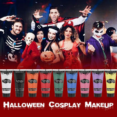 MEICOLY color-set showcase ideal for Halloween makeup
