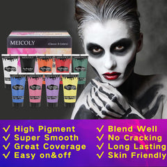 MEICOLY Elphaba-green face paint for bold character looks