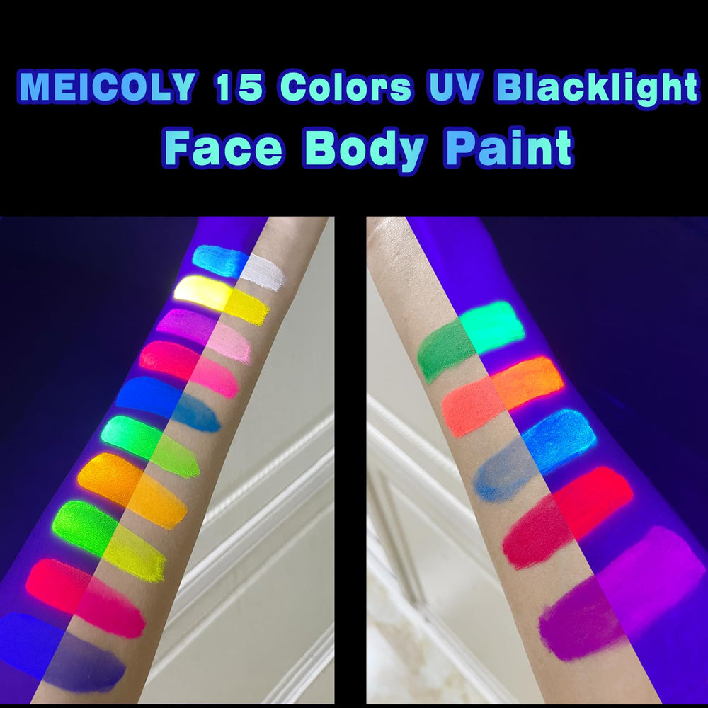 MEICOLY festival and Halloween glow designs for bold looks