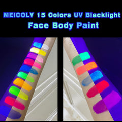 MEICOLY festival and Halloween glow designs for bold looks