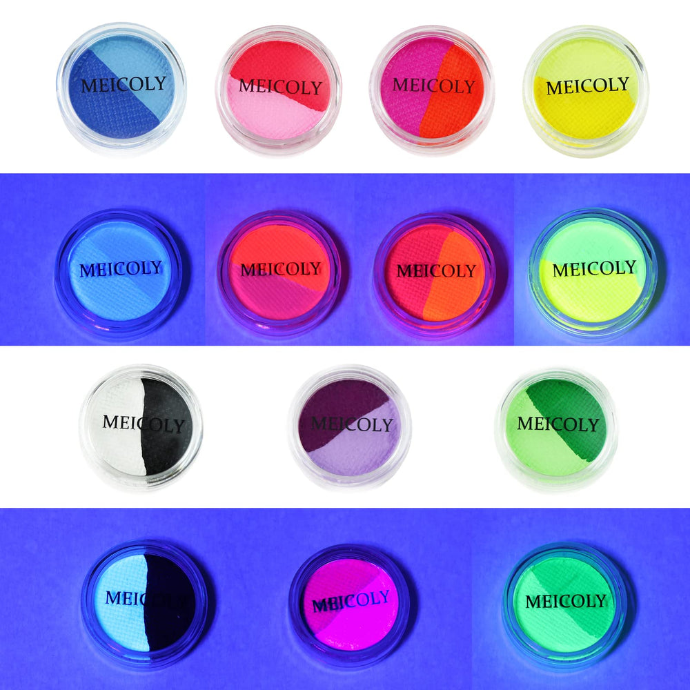 MEICOLY glow body paint suitable for UV-ready outfits and body art